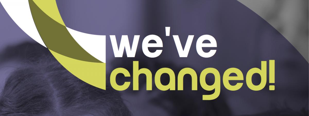 We've changed
