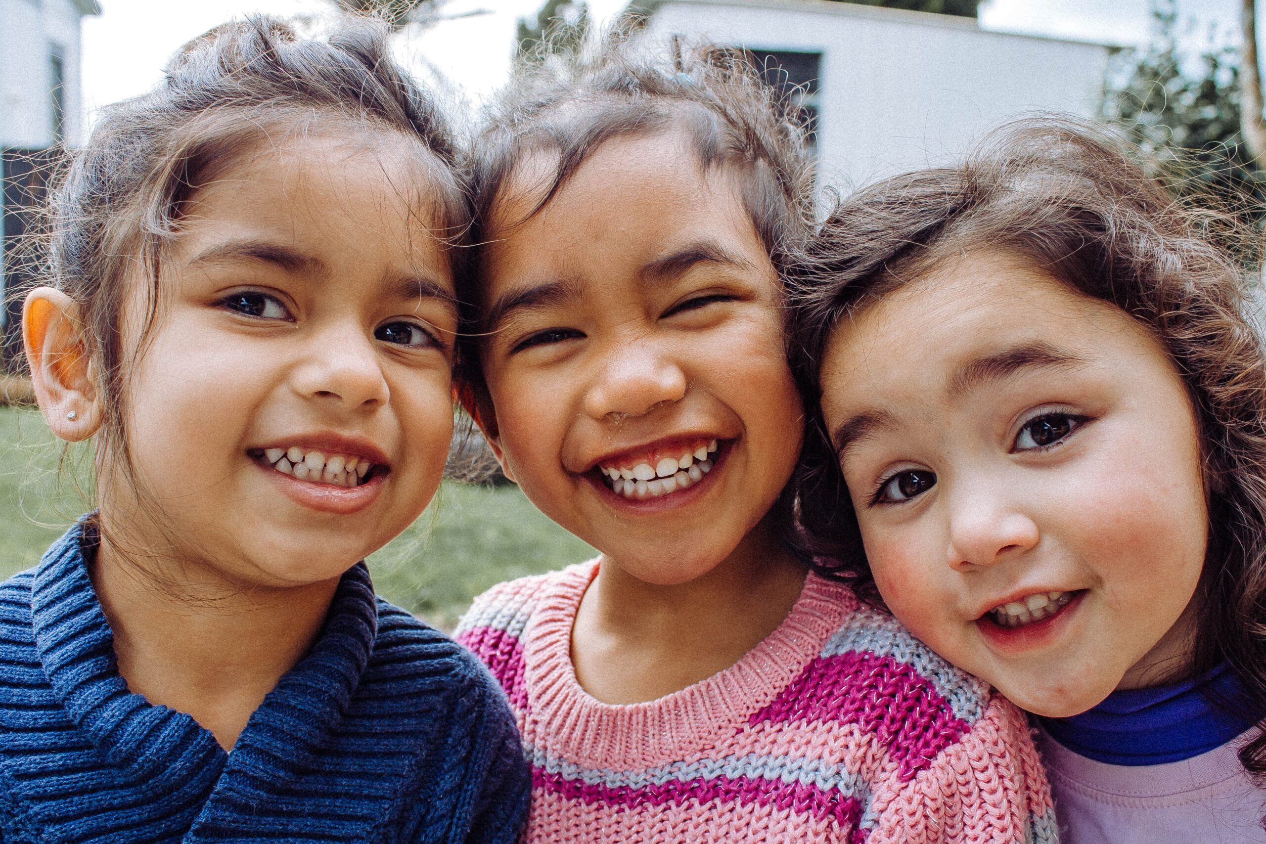 children smiling