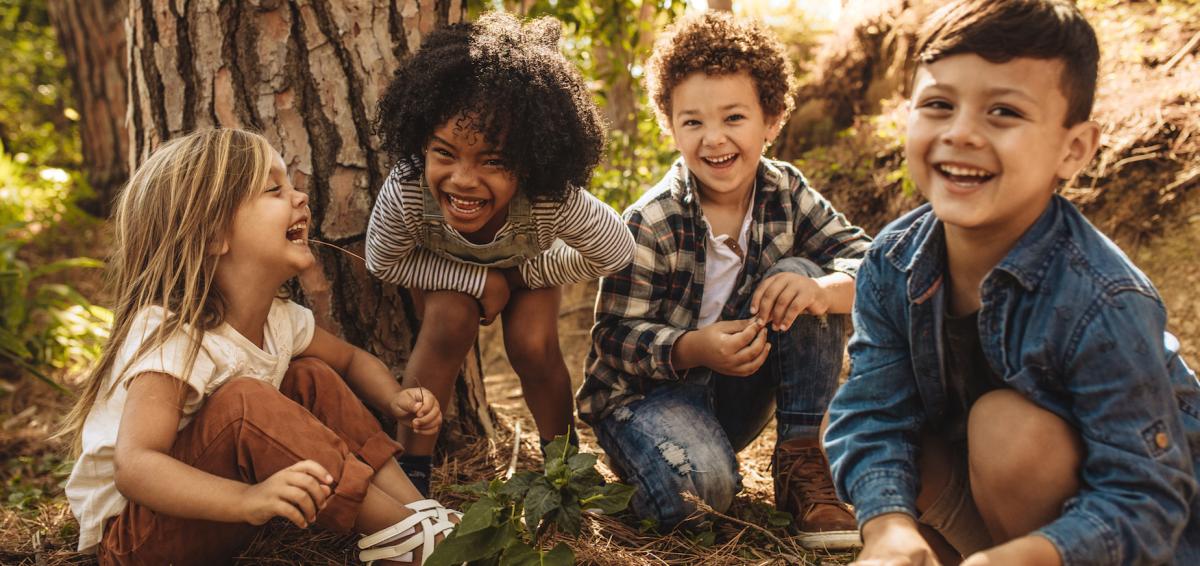 children playing National Week of Play 2022