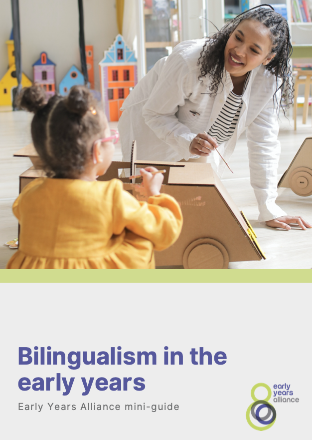 Cover of Bilingualism in the early years mini-guide