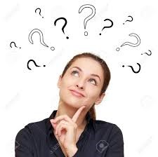 lady with questions